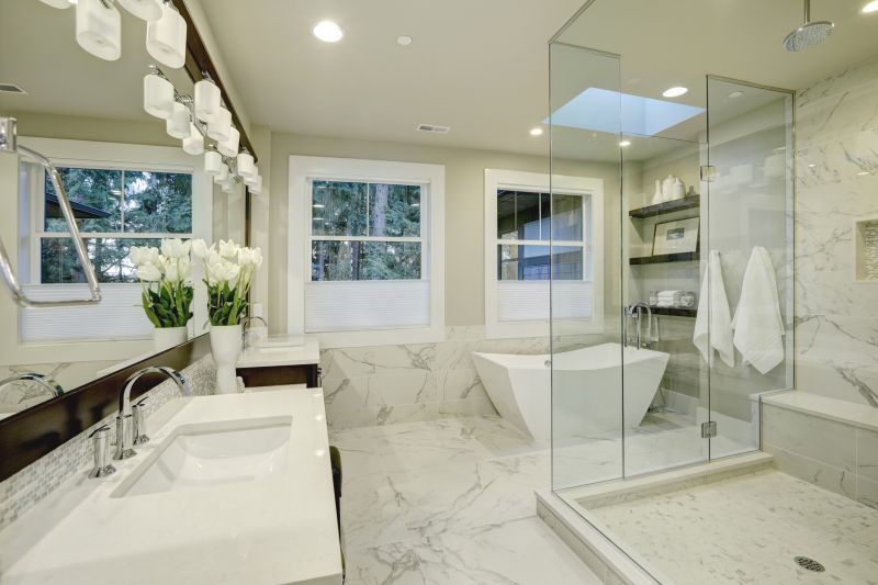 Expansive Shower Areas